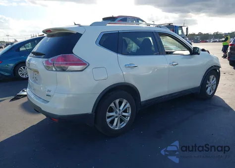 2014 Nissan Rogue Sv z USA, uszkodzony, nr VIN 5N1AT2ML5EC753648